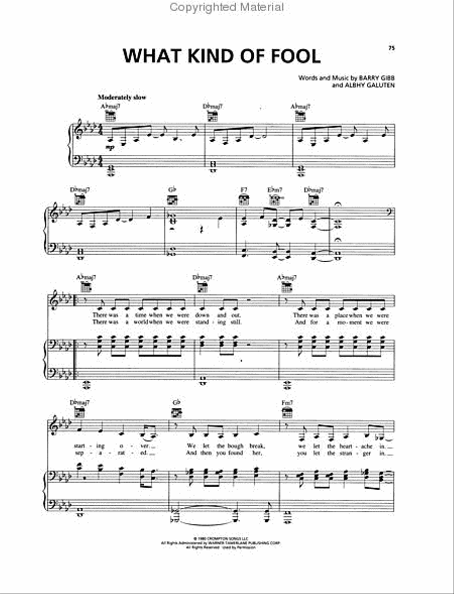 Glee: The Music - The Warblers Piano, Vocal, Guitar scores gallery preview page 5