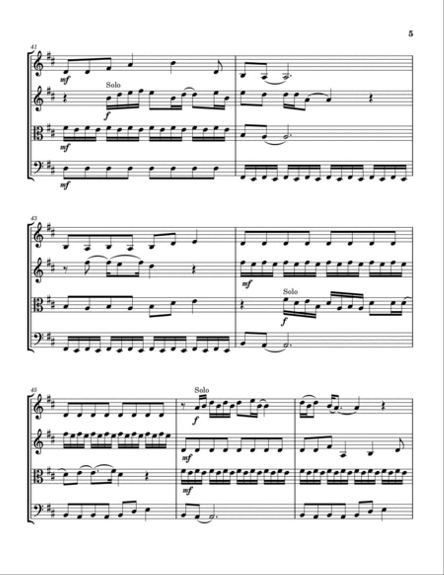 I Choose You I Choose You String Quartet scores gallery preview page 5