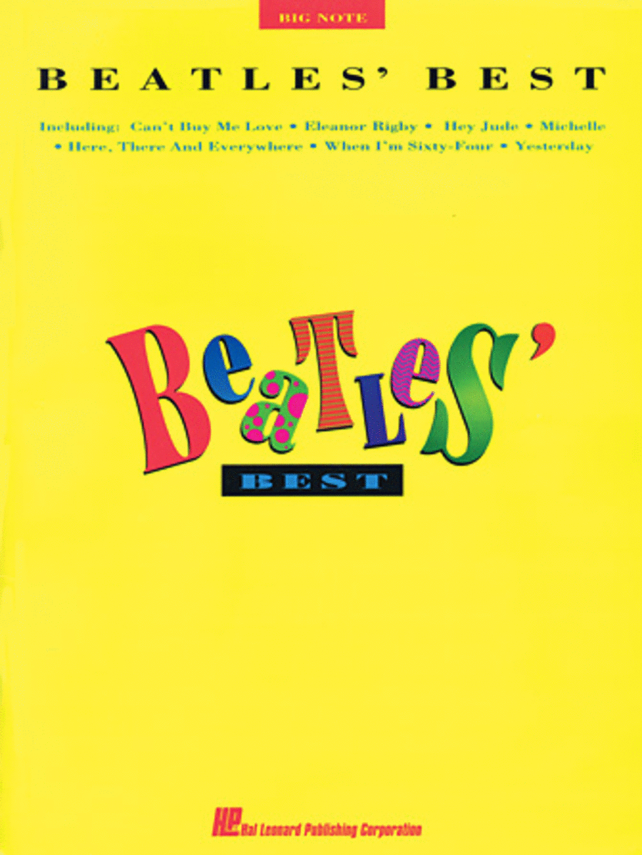 Beatles Best Beatles Best Easy Piano scores gallery preview page 1