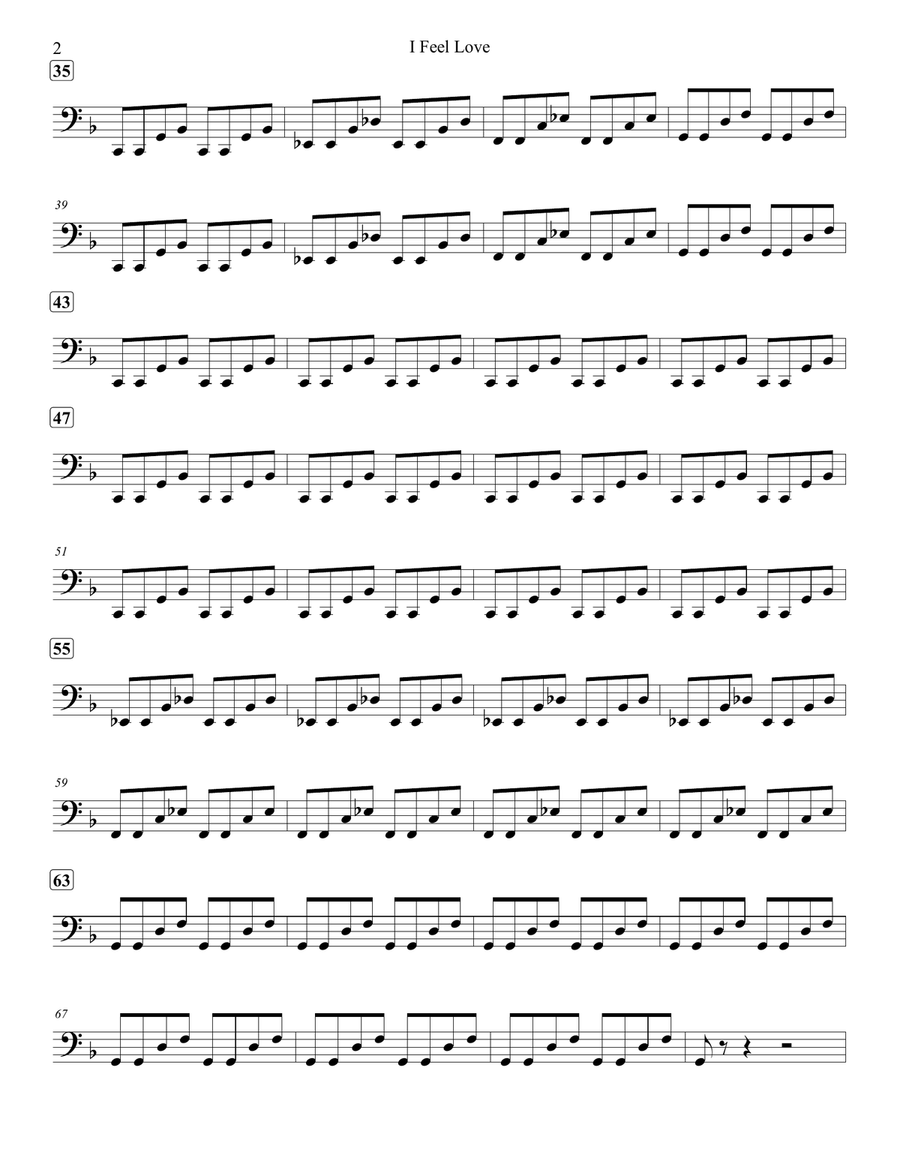 I Feel Love Large Ensemble scores gallery preview page 6