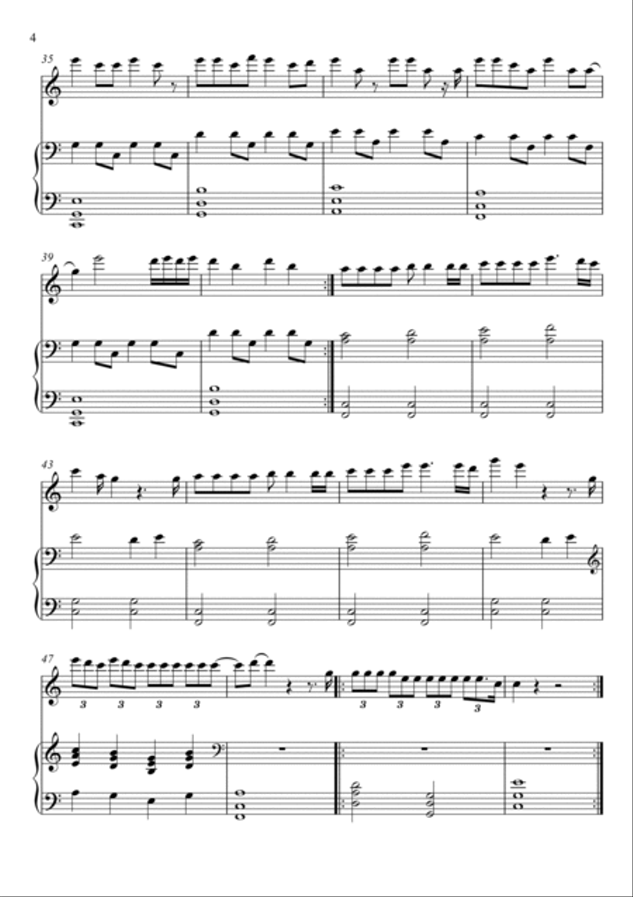Drivers License Flute Solo scores gallery preview page 4