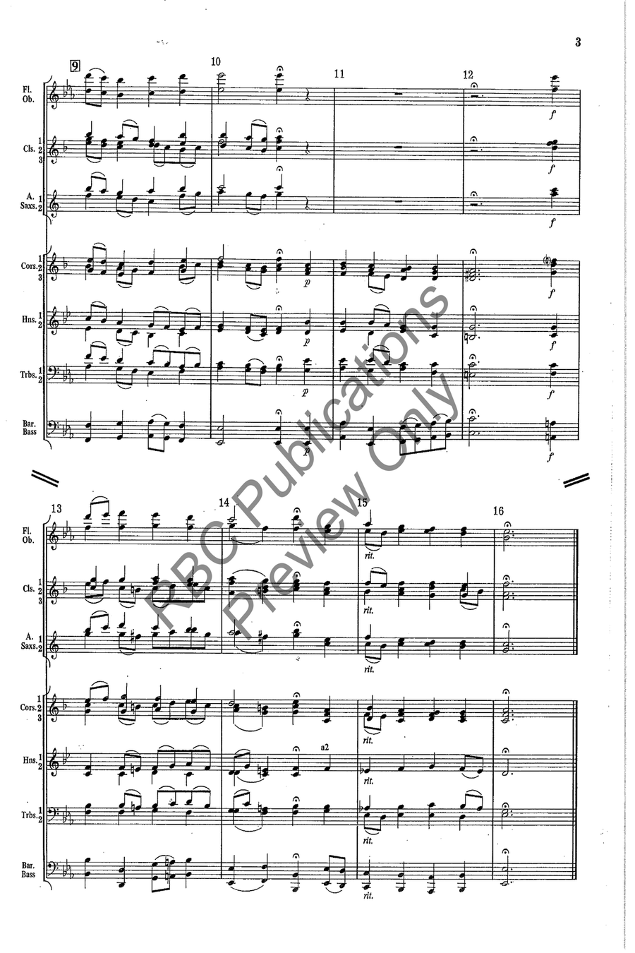 Quartett Quartett Concert Band scores gallery preview page 4