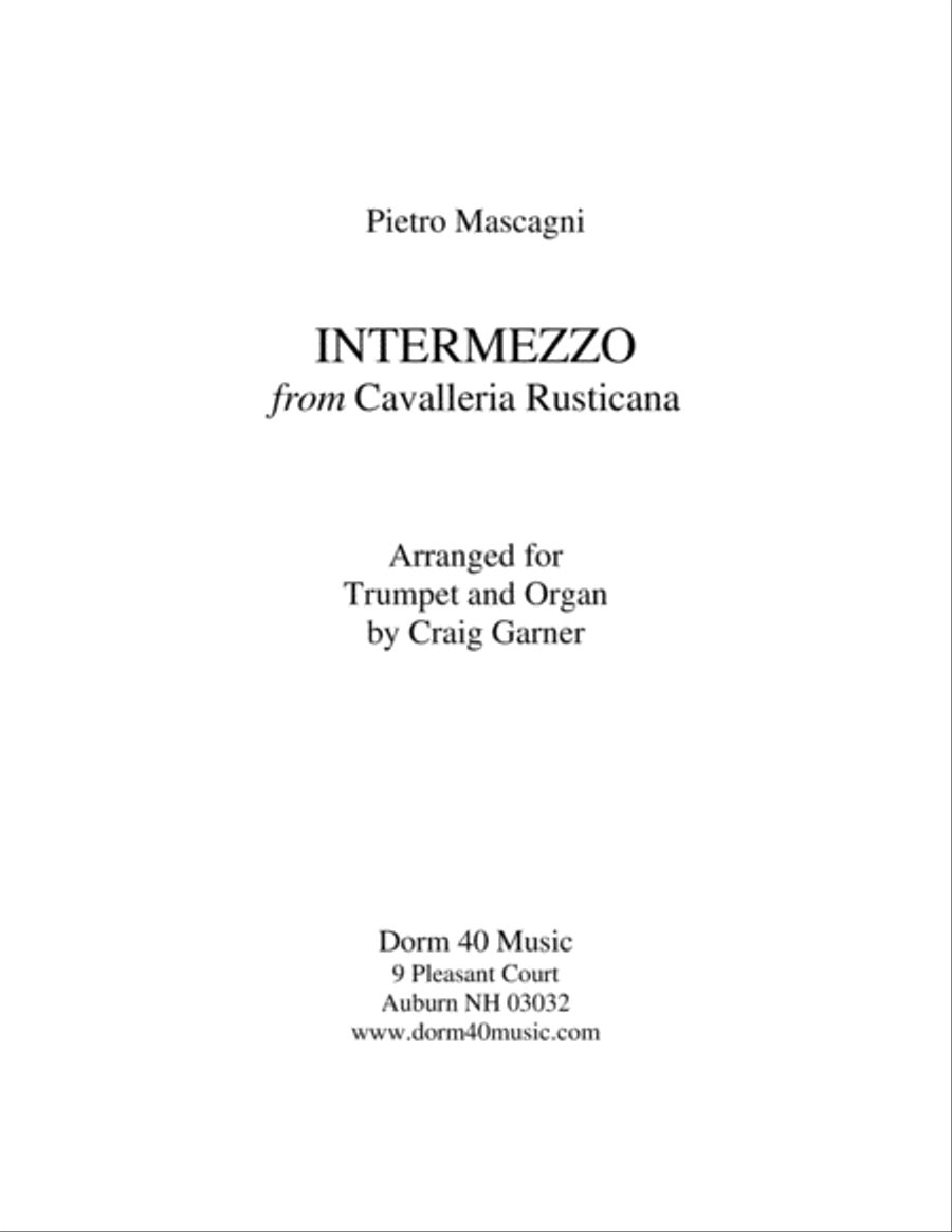 Intermezzo, from 