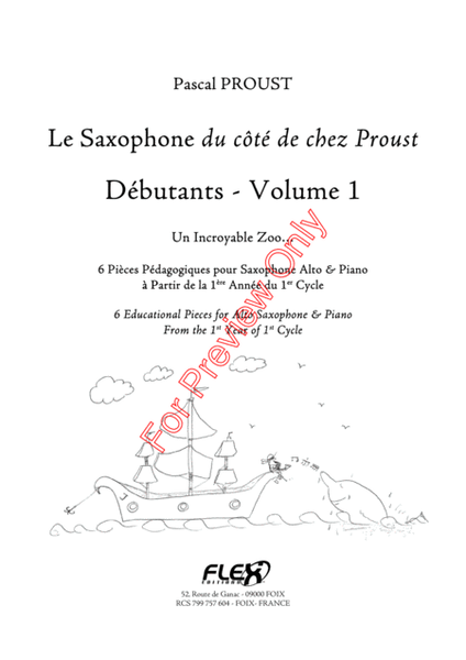 The Saxophone Du Cote De Chez Proust -Beginners - volume 1 image number null