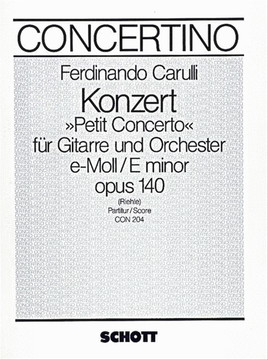 Concerto E Minor Concerto E Minor Orchestra scores gallery preview page 1