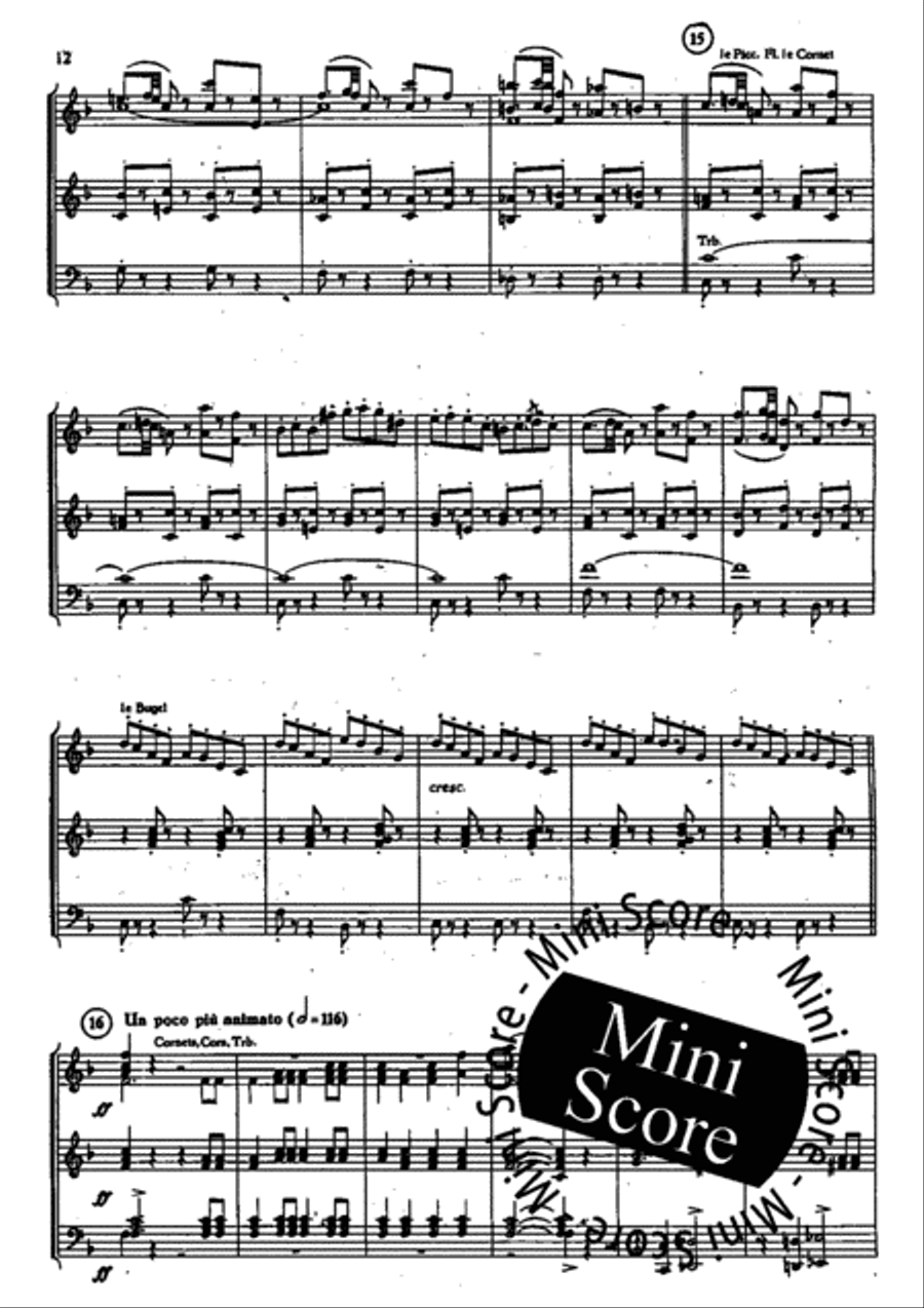 Zampa Zampa Fanfare Band scores gallery preview page 17