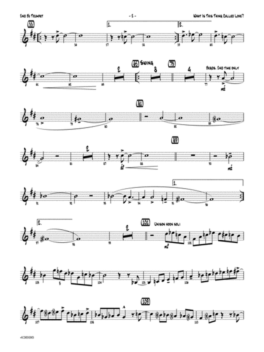 What Is This Thing Called Love? (from Wake Up and Dream): 2nd B-flat Trumpet