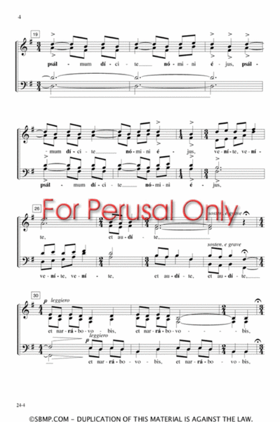 Jubilate Deo - SATB Octavo image number null