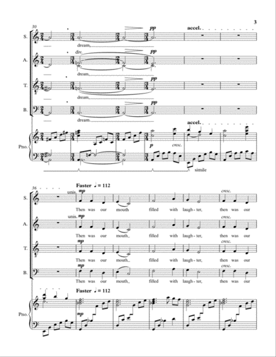 They That Sow in Tears 4-Part scores gallery preview page 4
