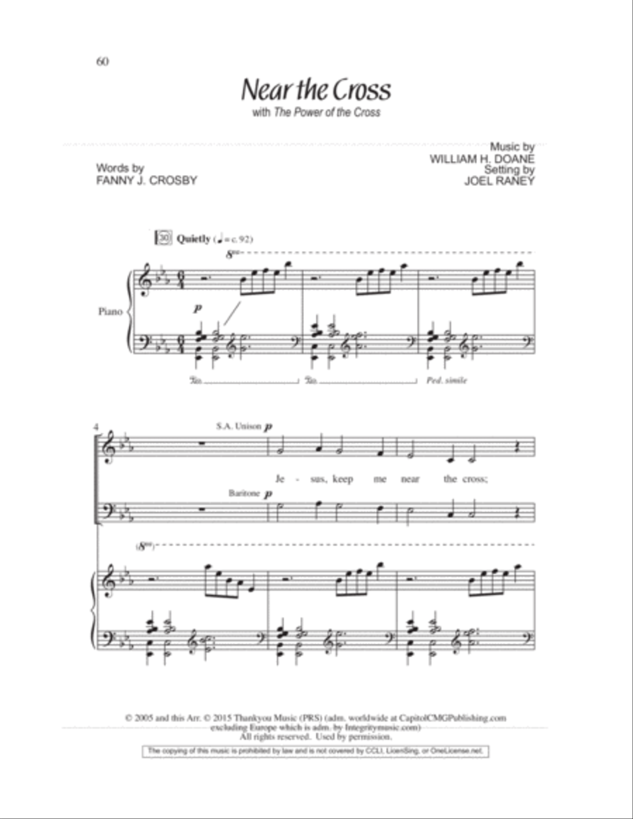 We Remember Calvary (SAB) 3-Part scores gallery preview page 63