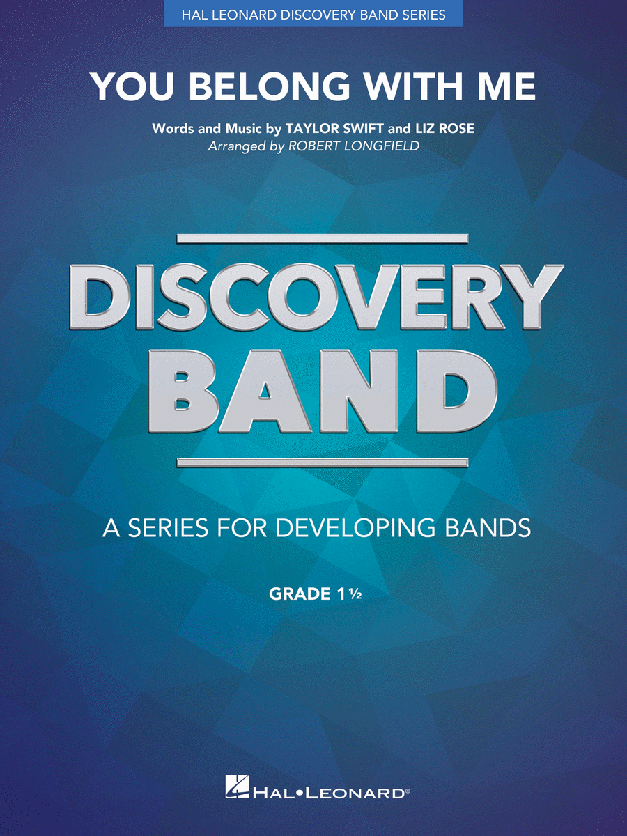 You Belong with Me Concert Band scores gallery preview page 1