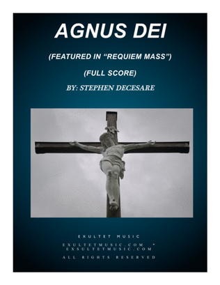 Book cover for Agnus Dei (from "Requiem Mass" - Full Score)