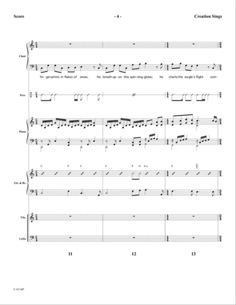 Creation Sings Oboe scores gallery preview page 6