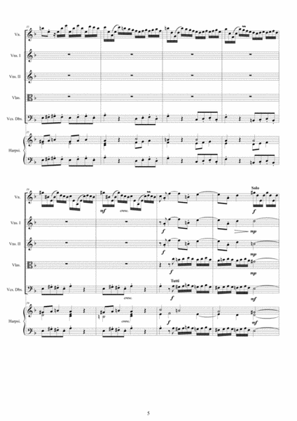 Vivaldi - Violin Concerto in D minor RV 242 Op.8 No.7 for Violin, Strings and Harpsichord image number null