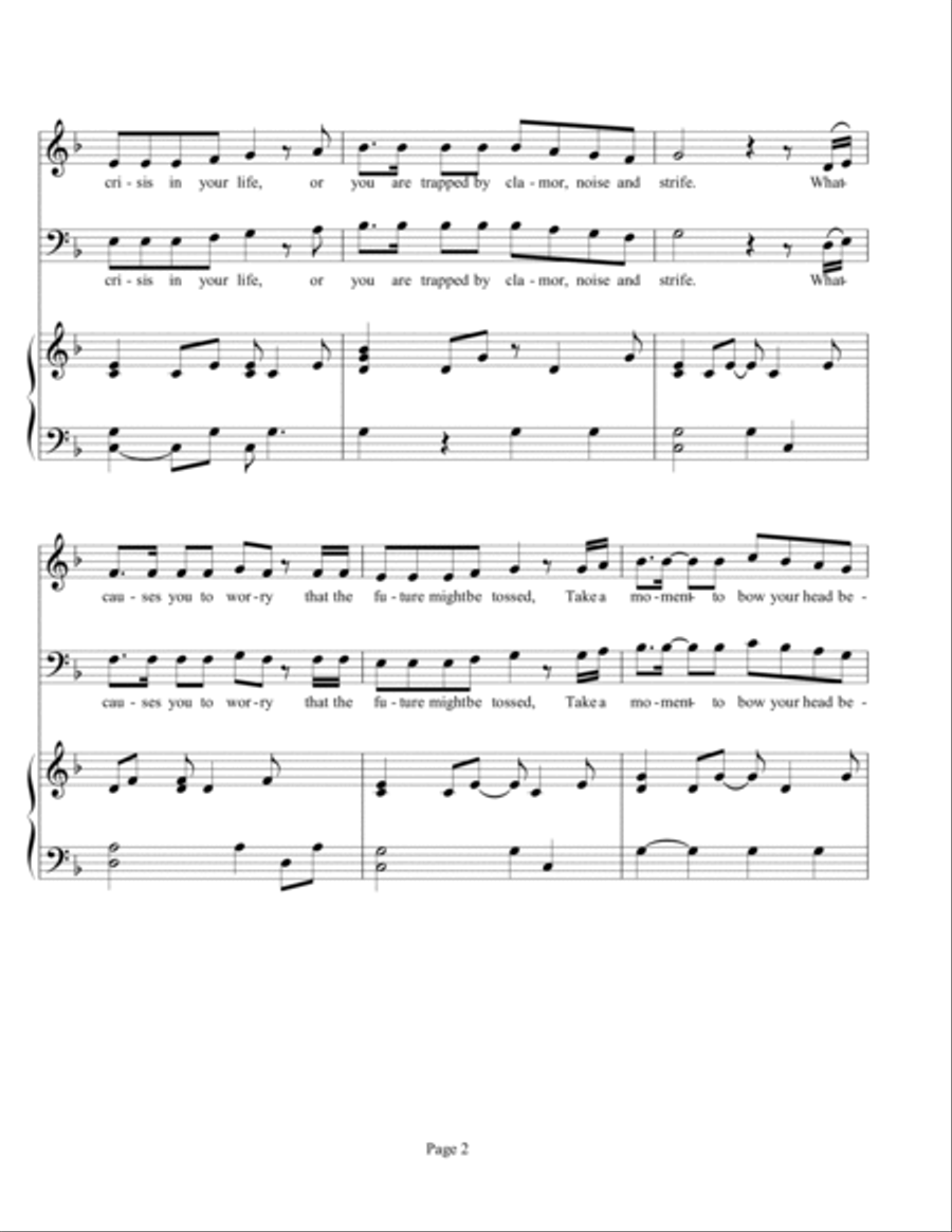 You're Showered By The Spirit 4-Part scores gallery preview page 3