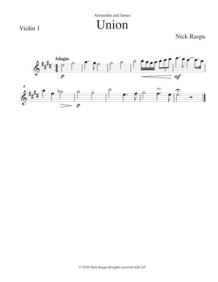 Union - Piano Quintet (piano + string quartet) image number null