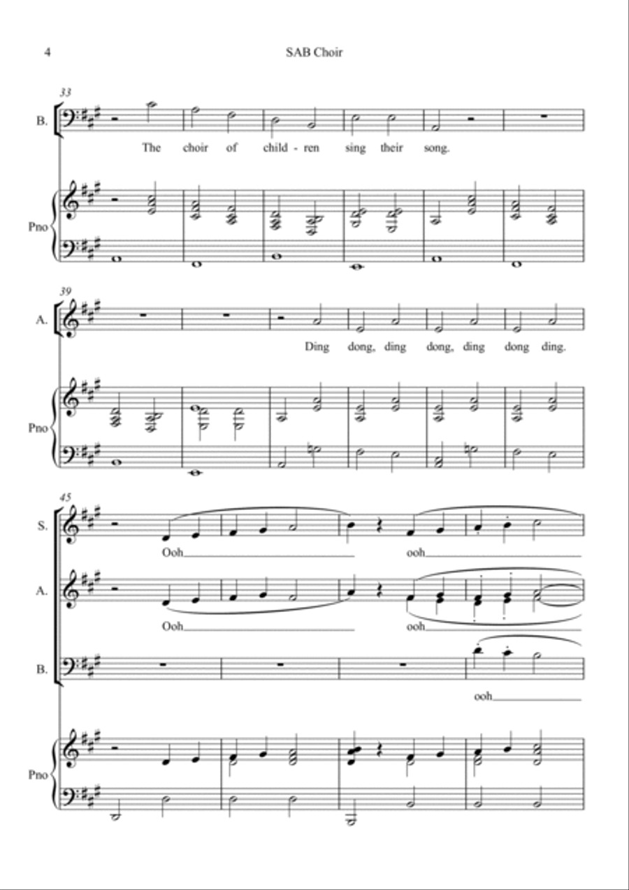 Wonderful Christmastime Wonderful Christmastime 3-Part scores gallery preview page 4