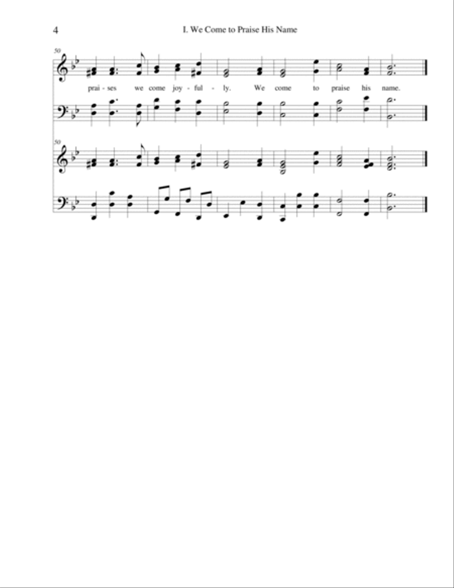 By His Grace 4-Part scores gallery preview page 4