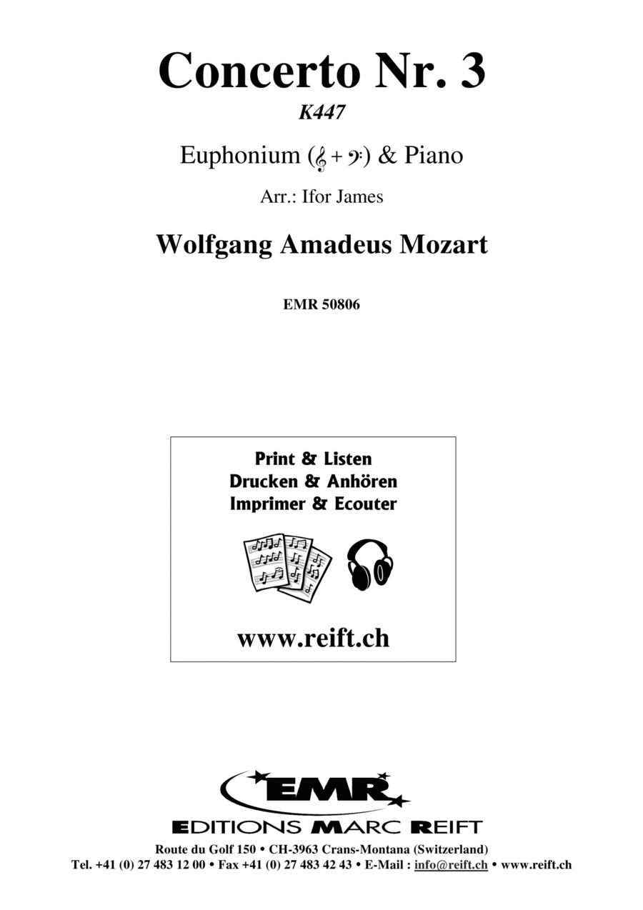 Concerto No. 3 Concerto No. 3 Euphonium scores gallery preview page 1