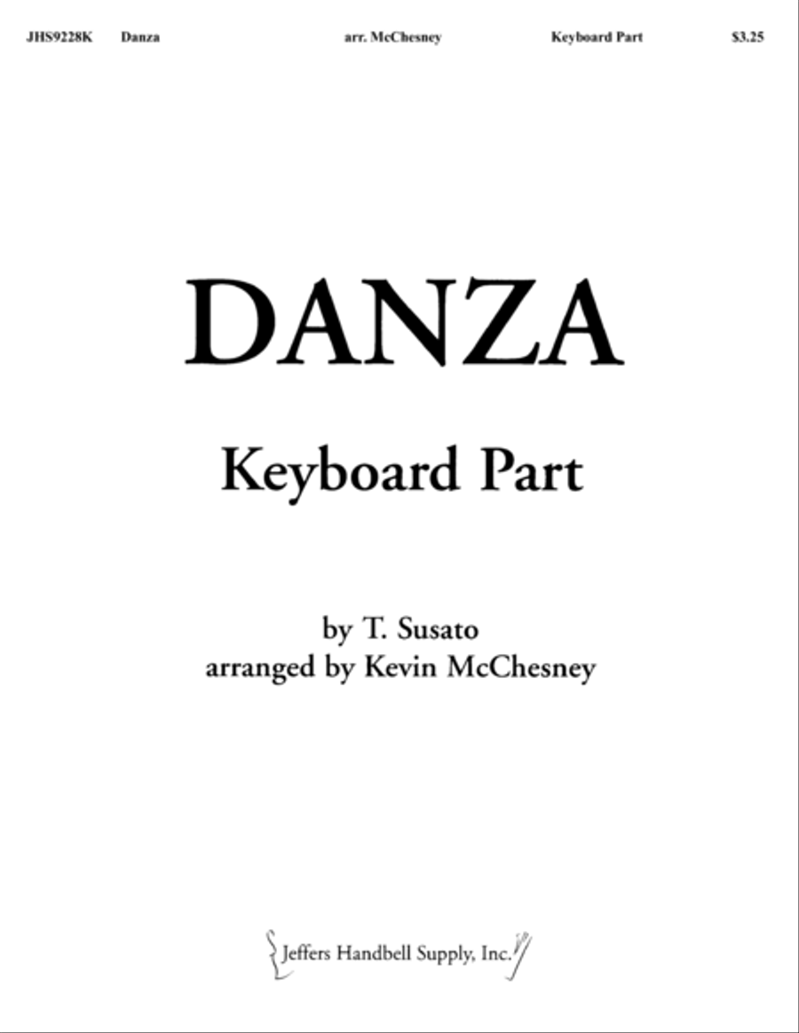 Danza - keyboard part Danza - keyboard part 3-Octaves scores gallery preview page 1