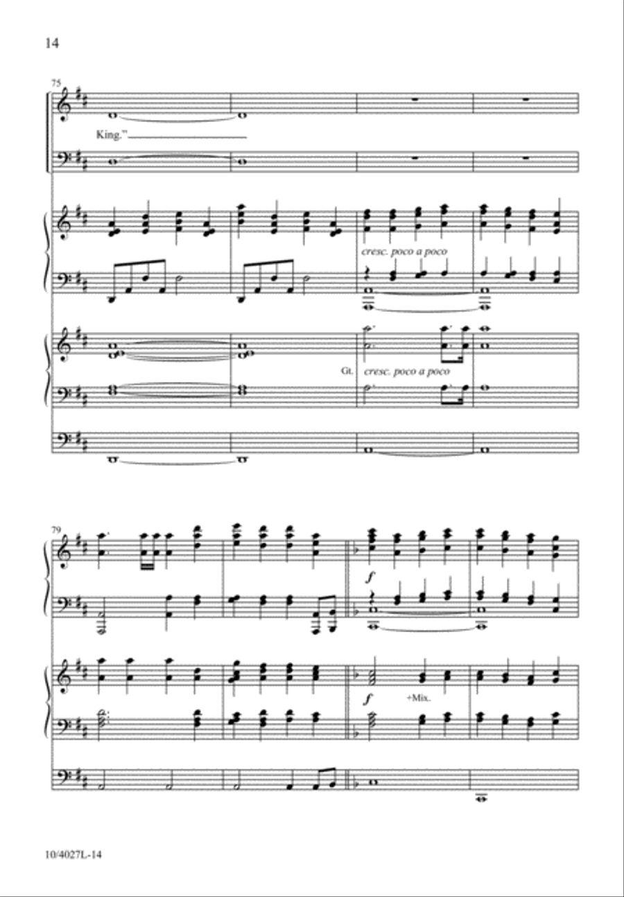 Joyful, All Ye Nations, Rise! 3-Part scores gallery preview page 15