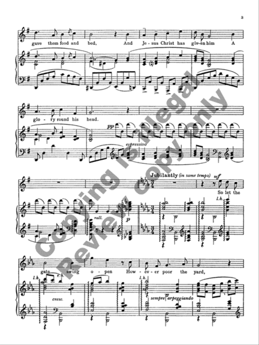 Christmas Eve Christmas Eve High Voice scores gallery preview page 4