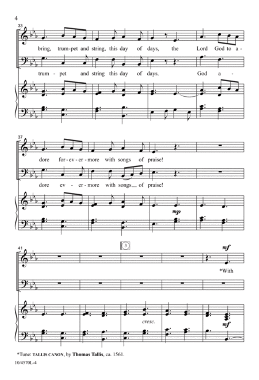 Sing a New Song to the Lord 2-Part scores gallery preview page 4