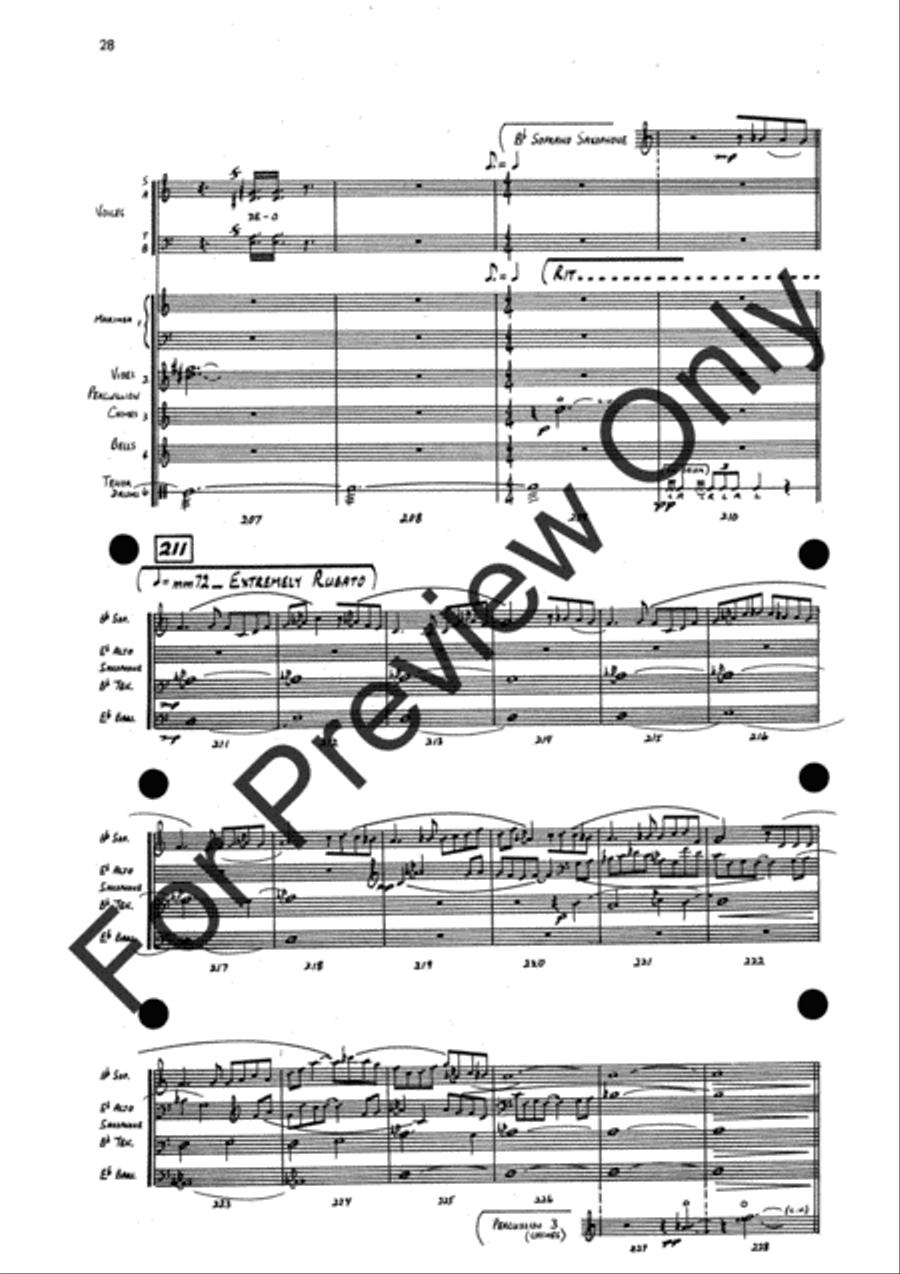 Agincourt Hymn (Score) Agincourt Hymn (Score) Concert Band scores gallery preview page 52