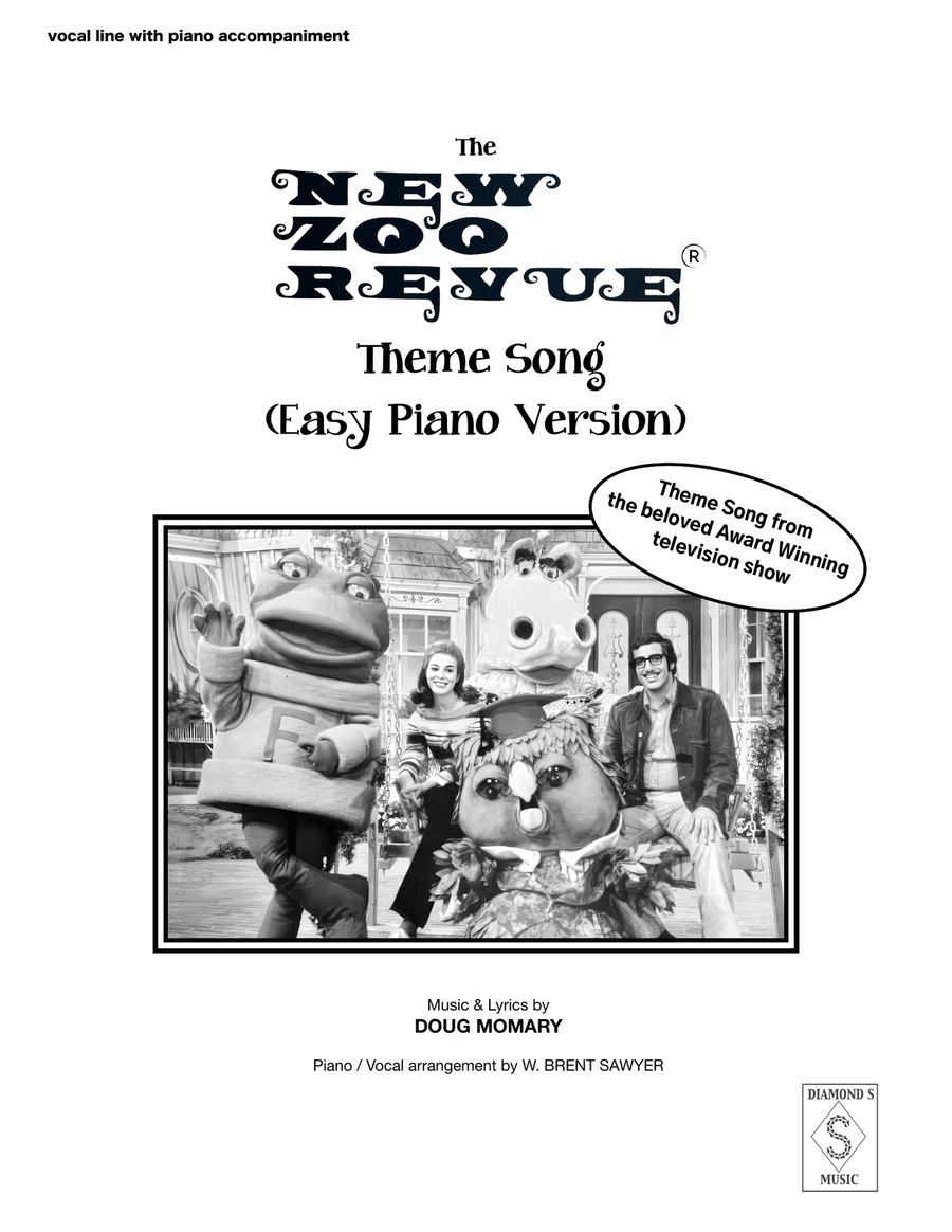 New Zoo Revue Theme Song - Easier Piano Version Voice scores gallery preview page 1