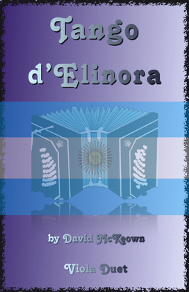 Book cover for Tango d'Elinora, for Viola Duet