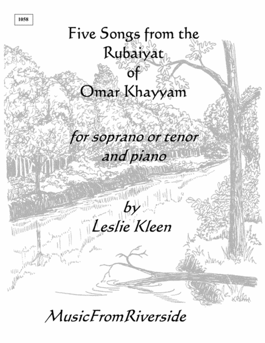 Five Songs from the Rubaiyat of Omar Khayyam for Soprano or Tenor image number null