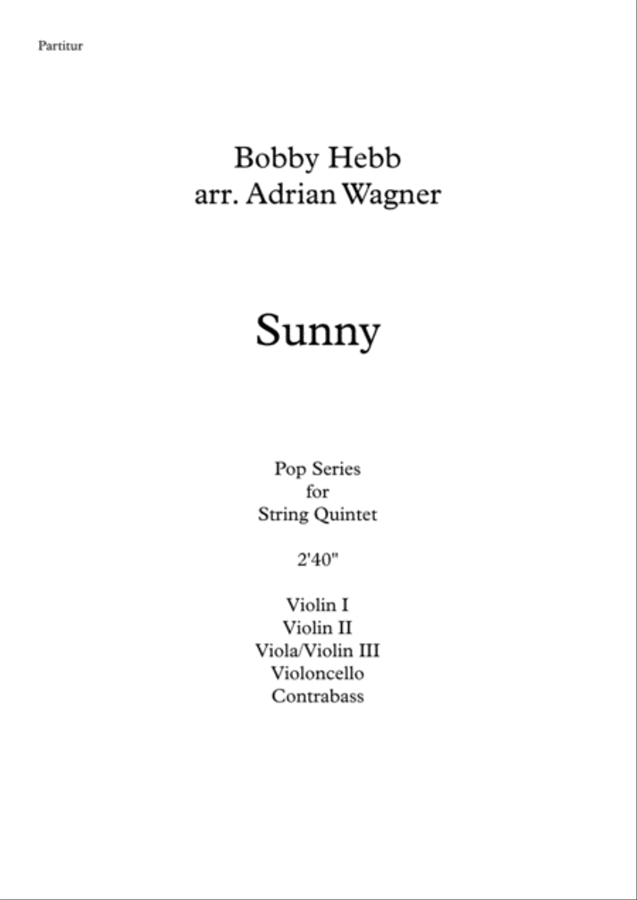 Sunny String Quintet scores gallery preview page 2