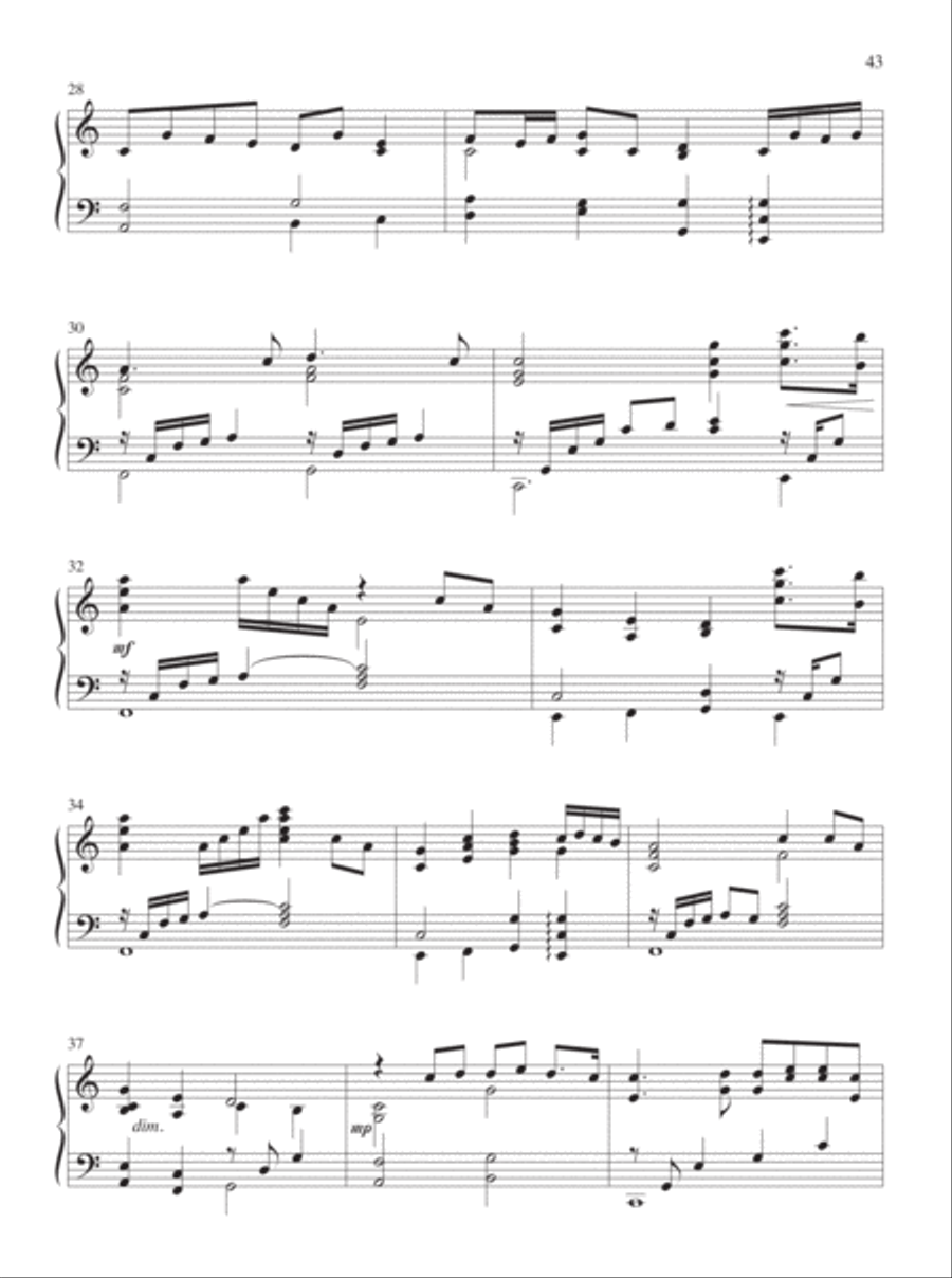 Fill the Earth with Songs Piano Solo scores gallery preview page 28