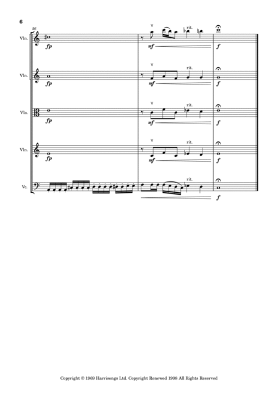 Something String Quartet scores gallery preview page 6