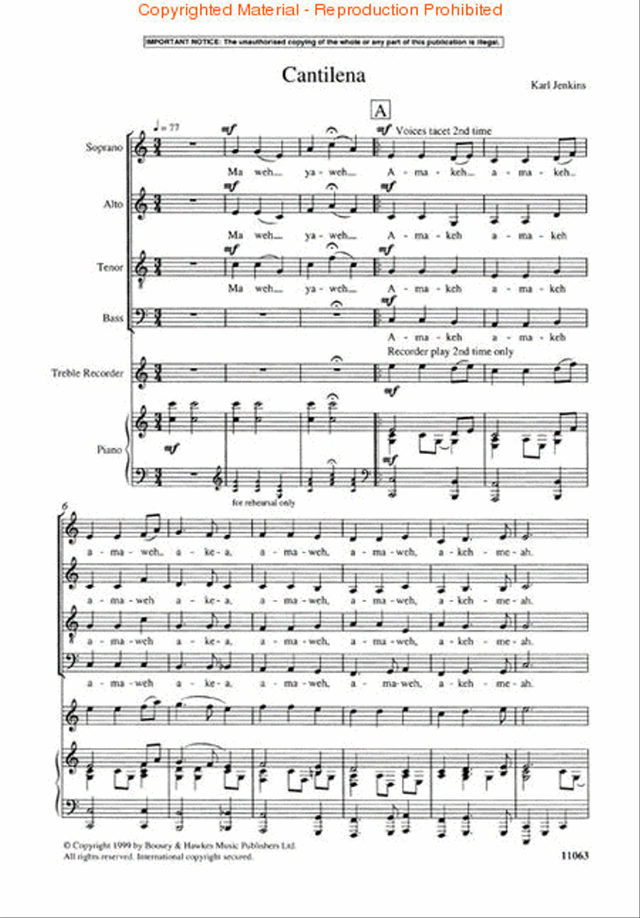 Cantilena Cantilena 4-Part scores gallery preview page 2