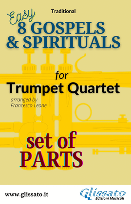 Book cover for 8 Gospels & Spirituals - Trumpet quartet (parts)