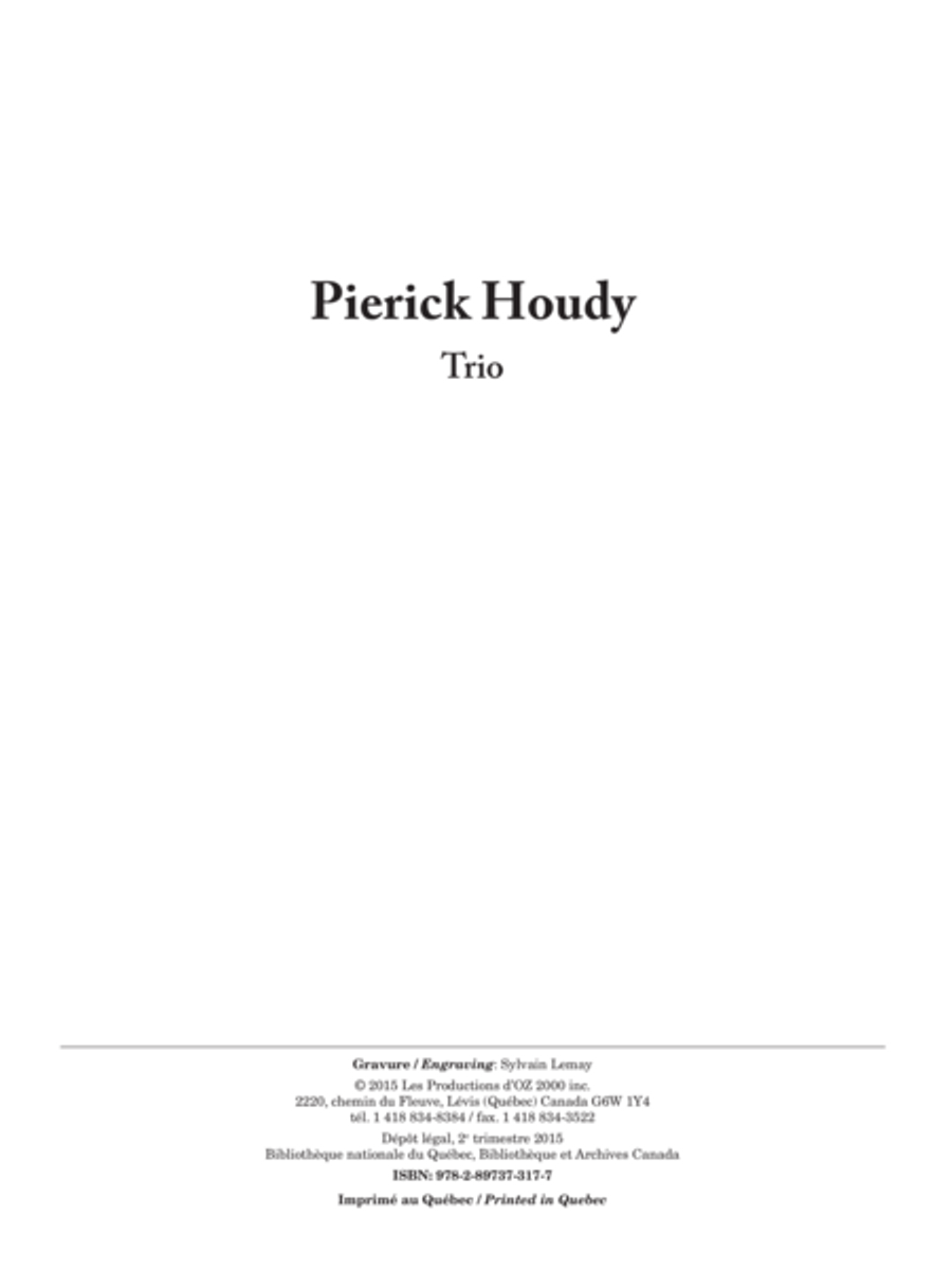 Trio Trio Cello scores gallery preview page 1