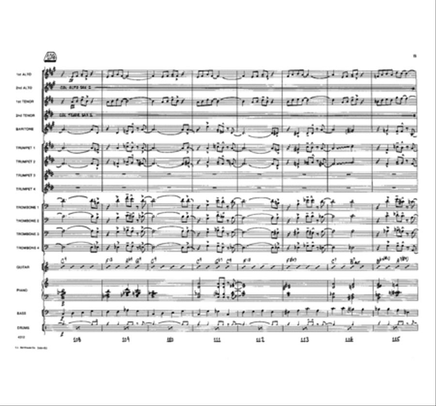 Sax-O-Rama Sax-O-Rama Jazz Ensemble scores gallery preview page 15