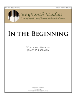 Book cover for In the Beginning...