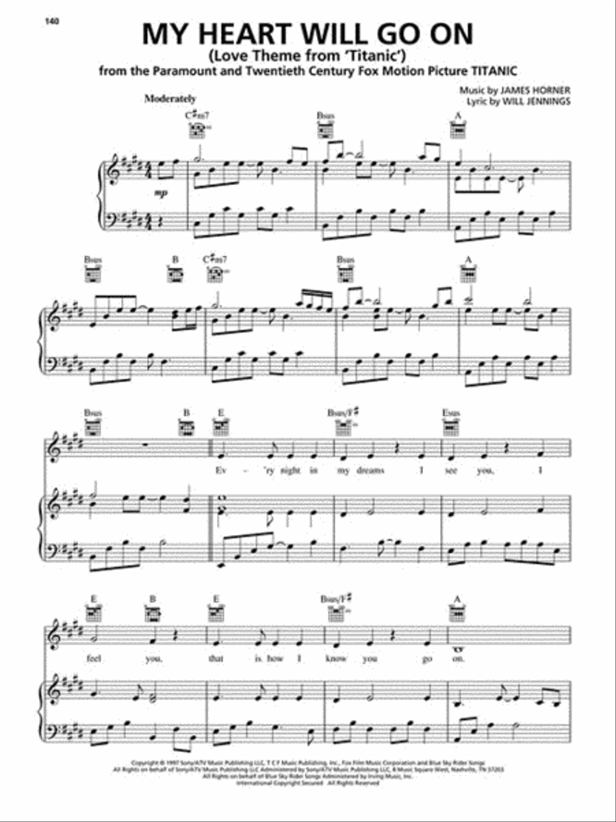 Songs from the Heart Songs from the Heart Piano, Vocal, Guitar scores gallery preview page 4