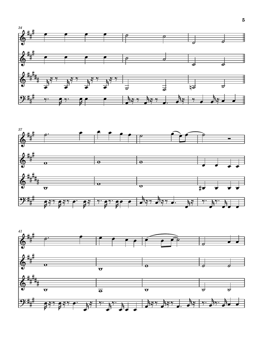 Christmas Isn't Christmas 'til You Get Here Woodwind Quartet scores gallery preview page 6