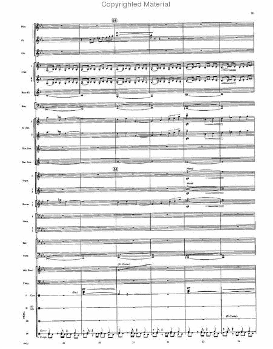 When Angels Weep Concert Band scores gallery preview page 10