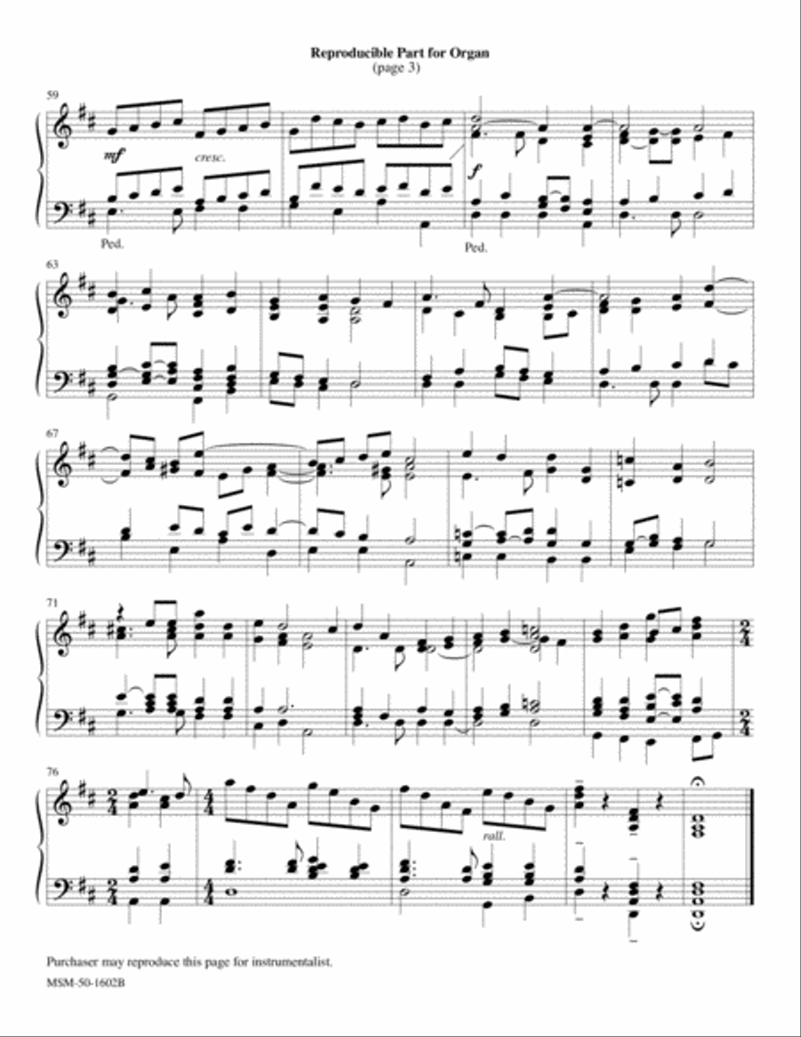 Sing the Songs of Bethlehem (Downloadable String and Harp Parts) Choir scores gallery preview page 5