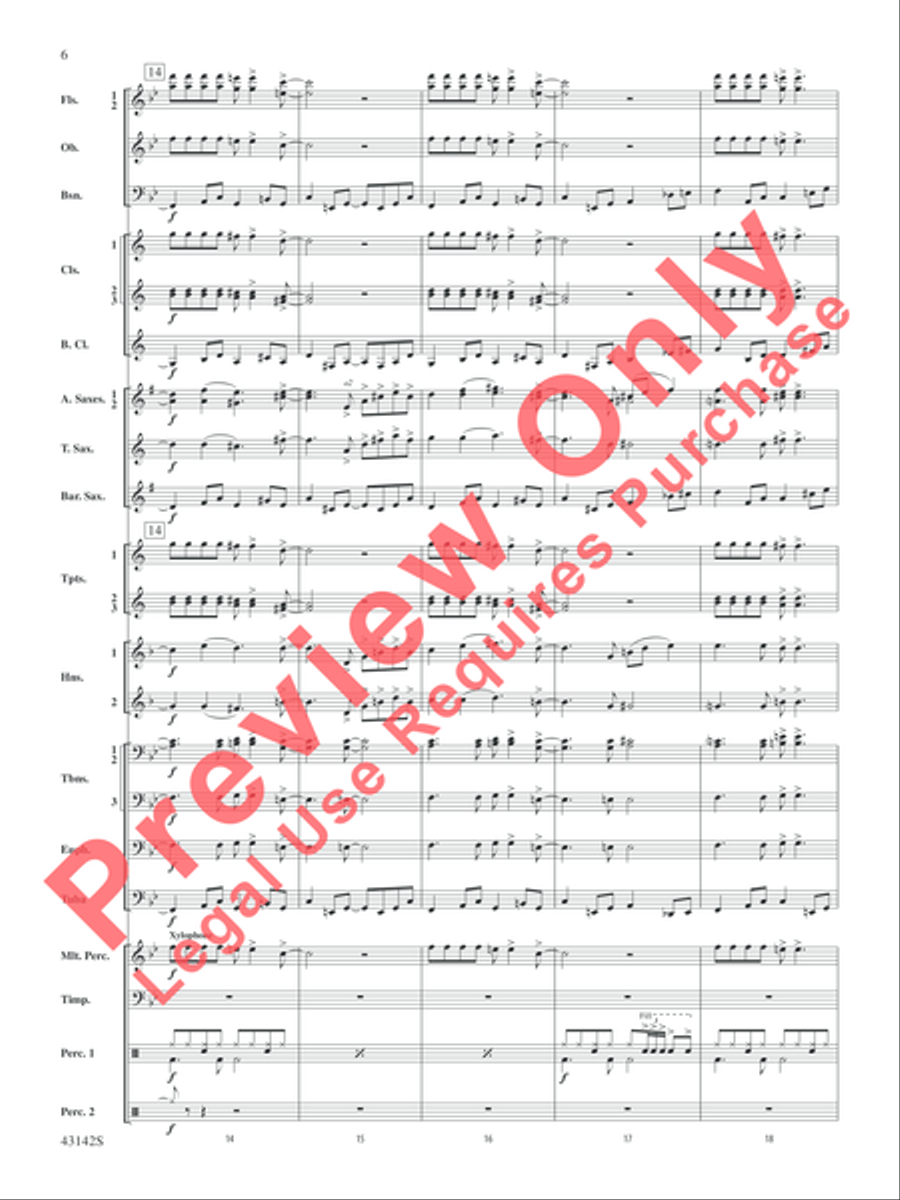 The Doors on Tour The Doors on Tour Concert Band scores gallery preview page 7