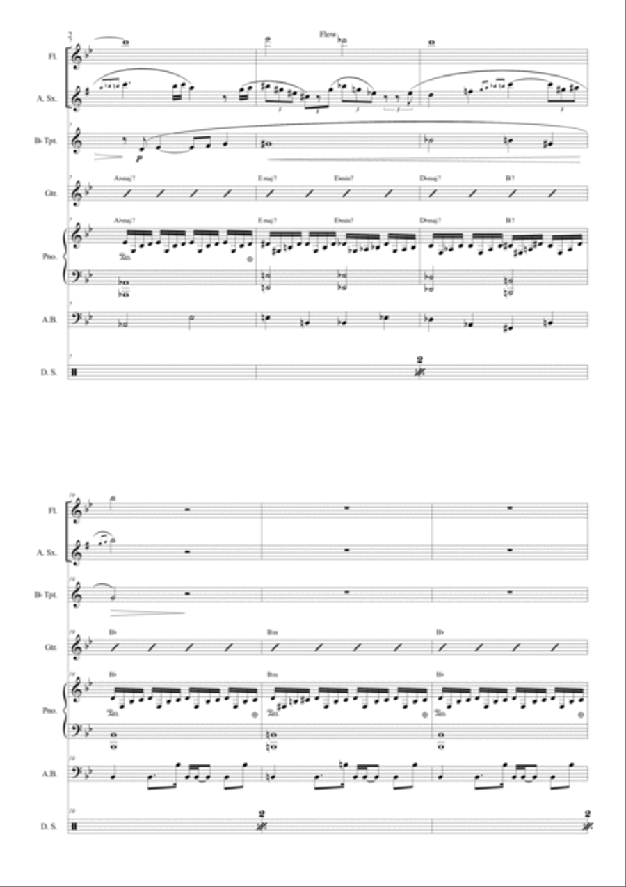 Flow Flow Jazz Ensemble scores gallery preview page 2