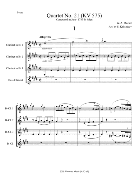 String Quartet No. 21