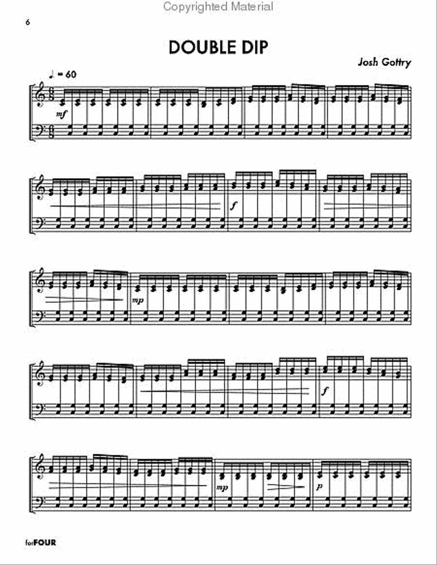 For Four For Four Percussion Ensemble scores gallery preview page 3