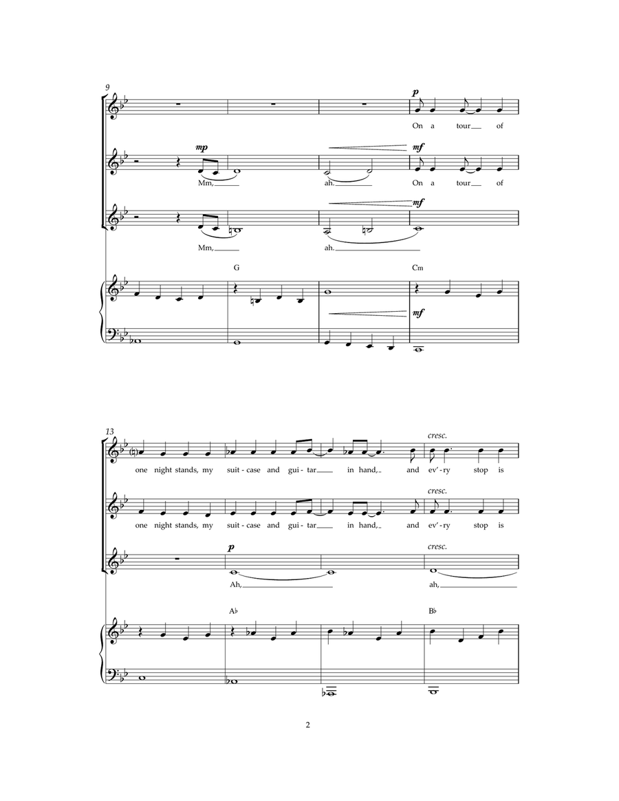 Homeward Bound Homeward Bound Choir scores gallery preview page 2