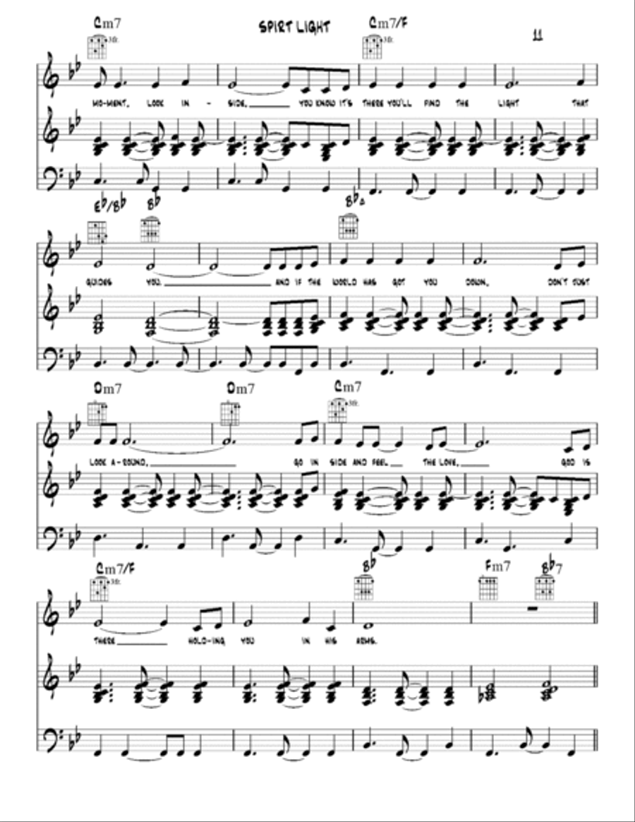 Spirit Light Spirit Light Voice scores gallery preview page 2