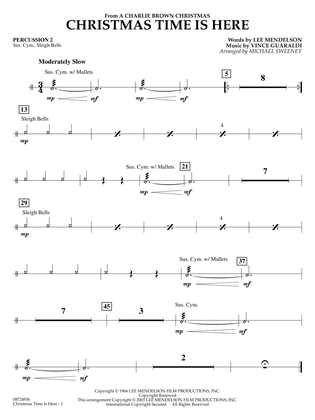 Christmas Time Is Here (arr. Michael Sweeney) - Percussion 2